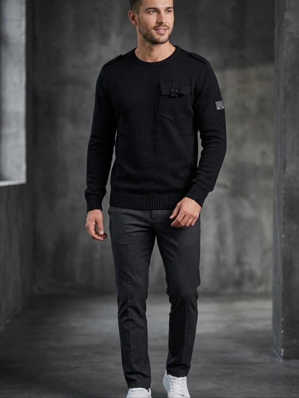 Energie men  black  sweater.Size Small.